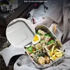 1/2/3 Grids 304 Stainless Steel Lunch Box Food Container Bento Box Top Grade Snack Storage Compartment Lunch Box Kitchenware 240105