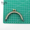 10 pcs 85CM Double Bead Metal Frame Coin Purse Kiss Clasp For Wallet Handle Clutch DIY Bag accessory 5 colors 240105