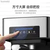 Coffee Makers Household Espresso Coffee Makers Small Semi-automatic Coffee Machine 20Bar High Pressure Extraction Steam Milk Foam Touch ScreenL240105