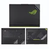 Pele de vinil para laptop, para asus rog strix g16/g18 g614j g814j, adesivos pré-cortados para rog strix scar 16/18 g634j g834j, capa 240104