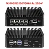 12th Gen Intel N100 Firewall Router 4X I226-V 2.5G LAN N5105 N5100 J5040 NVME Fanless Mini PC Barebone Computer Proxmox PFSense 240104