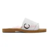 TOP OG ORIGINAL WOODY MULES HEELS MULE Sandaler Designer tofflor broderade linne Högklackade Woodys Espadrille Wedge Loafers Svischider Famous Coach Beach Shoes