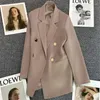 Women's Suits Suit Coat Elegant Sports Casual Blazer Korean Fashion 2024 Jacket Spring Autumn Solid Color Ladies Clothing