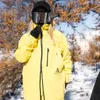 Chaquetas de esquí Hombre de invierno Chaqueta de snowboard cálida Campo de nieve Deporte al aire libre Mujeres impermeables Traje de nieve Esquí alpino Pareja Chándal de lujo Tops