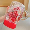 850/550 ml bouteille d'eau en verre avec filtre infuseur à thé mignon Portable bouteille à boire tasses à café lait gourde tasse cadeau pour fille 240104
