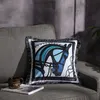 European Style Light Luxury Velvet Duplex Printing Tassel Pillow Sofa Cushion Office Midje Kudde Exempel Dekoration Designer Top