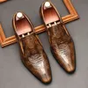Äkta lädermän glider på elgant skor som kör loafers casual öre skor för y