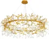 Chandeliers Crystal Chandelier Antique Bronze Gold For Dining Room Living Bedroom Hall Farmhouse Foyer 47 Inch