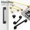 Bath Accessory Set Aluminum Gold Furniture Handle Solid Cabinet Pulls Drawer Knobs Kitchen Door Cupboard Modern Hardware