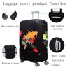 Épais élastique géométrique bagages housse de protection mode boîtier de chariot pour valise bagages sac de voyage cas 273 240105