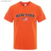 Camisetas para hombres Nueva York Encuentra tu camino Usa Street Letter Camisetas Hombres Moda Tops de gran tamaño Dibujos animados Camiseta de verano Moda Camiseta suelta Ropa T240105