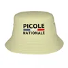 Berets Picole Nationale Bob Bucket Hat Print für Männer Frauen Outdoor Panama Angelkappe Fischerhüte