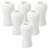 Curtain Hanging Pulls For Retro Fan Bed Cable Accessories Blind Wooden Pendant (white) 6pcs Curtains Cord Knob Blinds