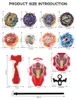 Patlama Surge Gt Metal Füzyon Oyuncak Gyro Başlatıcılar Toupie TOPS FAFNIR SPINNING BEY BLADES BEYBLADES TOYS SATILDI 240104