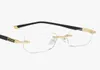 2019 AntiBlue Light Reading Eyeglasses Presbyopic Spectakles Glaslins unisex Rimless Glasses Frame of Glasses Strength 10 2302765