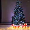 Guirlande de décorations de noël en rouleau de 5 m, ampoules colorées, arbre de noël, maison, cadeaux de l'année, ornements DIY, sans Led 2024