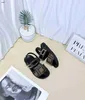 Sandálias infantis de marca com estampa de letras duplas, chinelos de bebê, preço de custo, tamanho 26-35, incluindo caixa, sapatos infantis de alta qualidade, jan10