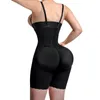 Fajas Colombianas women body hourglass girdle rib-height mid-leg tummyコントロールウエストトレーナー圧縮フックアイズシェイプウェア240104