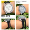 18mm 19mm 20mm 21mm 22mm Kauçuk Silikon Saat Bandı Sxwatch Moon Saat AT150 Etiket Heuer Yumuşak Kayış 240104