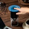 1st Electric Coffee Grinder USB Laddning Keramisk slipning Kärnan Justerbara bönor Mill Portable Maker Accessories 240104