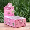 1box=24pcs Roll Paper Filter Paper 78mm Pink Bunny Roll Paper Pink Cellulose Display Box Packaging Wholesale