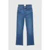 24Ss Bings Jeans da donna New Niche AB Jeans corti con fibbia a vita media Controllo accessi Micro corno elastico medio