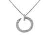 Designer parafuso pingente colar série amor moda luxo jóias cuidador original na moda 18k diamante de ouro para mulheres colar de prata jóias colares 4n5q