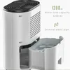 12L Dehumidifier Moisture Absorbent Mini Bathroom Air Dryer Cloth For Home 240104