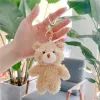 12 cm simpatico cartone animato orsacchiotto peluche bambola giocattolo mini papillon orso peluche kawaii peluche portachiavi ciondolo borsa regalo per bambini