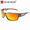 Quisviker solglasögon helt nya sportfiske glasögon utomhus polariserade glasögonglasögon solglasögon män kvinnor fiskar Eyewear236s