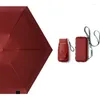 傘のデュアル使用ポケットパラソル太陽傘の保護のための軽量