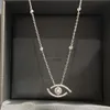 Hoge kwaliteit 925 sterling zilver hart oog damesketting charme feestmode accessoires mooi vakantiecadeau 240104