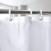 Inodoro de poliéster el Cortina de baño de color sólido Impermeable Moho Espesado Juego de ducha liso 240105