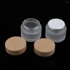 Storage Bottles 2x Jars Cosmetic Empty Containers Glass Round Pot Screw Cap Lids Small G For Makeup Eyeshadow Nail Jewelry