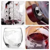 Z-NING Set di bicchieri da vino creativi Bottiglia di vino in vetro Bicchiere da whisky Decanter per vino rosso Cucina domestica Decorazione bar in vetro brandy 240104
