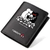 Monokuma plånbok danganronpa handväska dangan ronpa björn foto pengar väska tecknad läder billfold tryck notecase