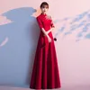 Vintage China Cheongsam Wedding Dress Women Chinese Tea Ceremony Traditional Bridal Dress Lady Qipao Party Gown