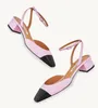 Idealne luksusowe kobiety francuskie buty do pompki flirtowe Projekt SHAP SO NUDE PLEXI PVC Sandal Bridal Wedding Party Lady High Heels Mule z pudełkiem 35-43