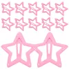 Bandanas 20pcs Hair Clips Small Snap Hairpins Metal Star Women Cute Accessories