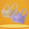 Dumbbells Sports Bras Comfort For Women Seamless Wireless Sleep Yoga With Removable Pads