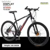 Cyklar 2023 Ny mountainbike 24/26 tum 21 24 27 Hastighet Vuxen Dual Disc Brake Variable Speed ​​Bicycle Student Stöttabsorption BICYCLEL240105