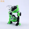 Il più nuovo robot bong in silicone tubo manuale R2D2 design infrangibile acrilico gorgogliatore bong d'acqua tempi alti silicone dab rig pentola per fumare ZZ