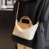 Borsa a tracolla con gnocchi di moda a contrasto per le donne Borse a tracolla di alta qualità Borse a mano nere marroni verdi 240104