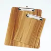 Portable A4 A5 Wooden Writing Clipboard File Hardboard Office School Stationery 240105