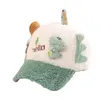 Berretti da baseball Cartoon Peluche Dinosauro Berretto da baseball per bambini Orecchio Cappello per visiera per bambini Outdoor Ragazzi Ragazze Sport antivento