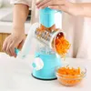 Manual Vegetable Cutter Slicer Cheese Vegetable Grater Multifunctional Round Rotate Mandoline Slicer Kitchen Accessories Gadgets 240105