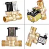 G1/2'' Brass electric solenoid N/C 12v 24v 220v G3/4'' Water Air Inlet Flow Switch for solar water heater 240104