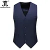 Gilet hommes mode décontracté de haute qualité couleur unie mince grande taille bureau d'affaires gilet hommes marié robe de mariée costume gilets 240104