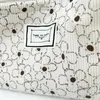 Cosmetic Bags 1 Piece Fashion Floral Makeup Pouch For Women Simplicity Retro Beige Coffee Color Portable Travel