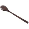 Coffee Scoops Wooden Spoons 36 Pieces Wood Soup For Eating Mixing Stirring Cooking Long Handle Spoon With Kitchen Utensil
